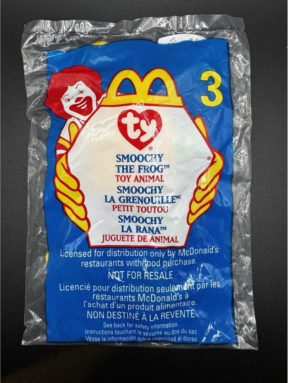 1999 McDonald’s TY Beanie Babies - Smoochy The Frog #3